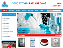 Tablet Screenshot of lamhaidang.com